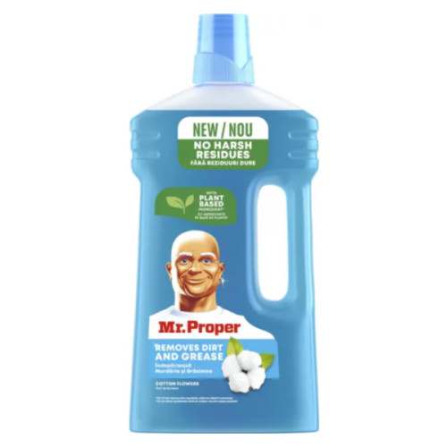 Миюча рідина для підлоги і стін Mr. Proper Бавовна, 1 л